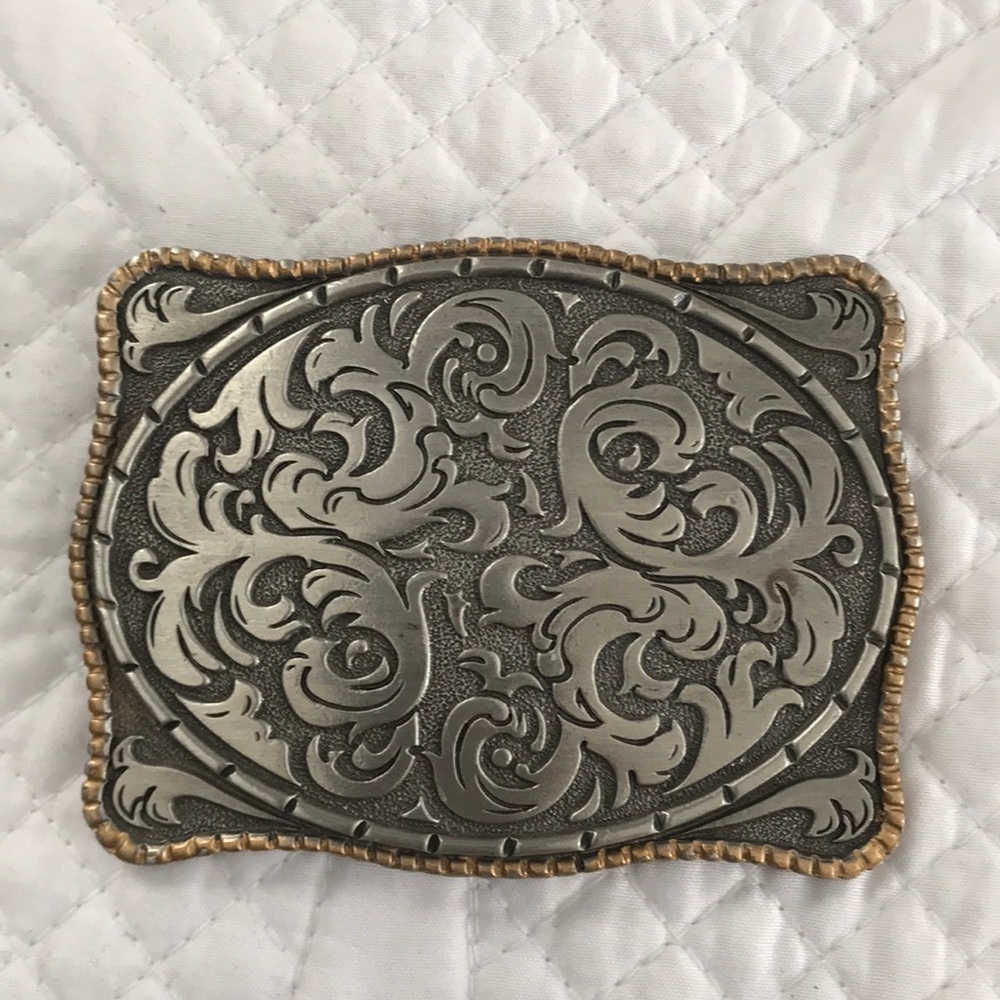 Vintage Storming Silver belt buckle